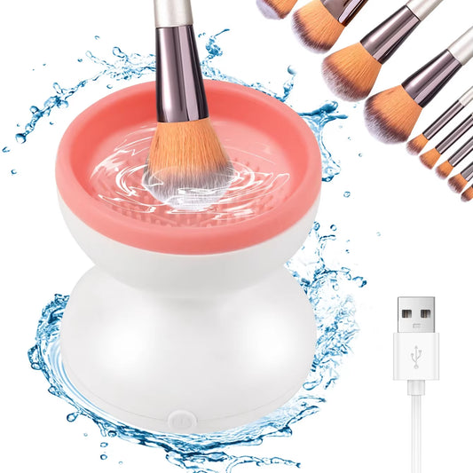 Portable USB Makeup Brush Cleaner Machine Silicone Electric Cosmetic Brushes Clean Dryer Tool Automatic Wash Makeup Tools